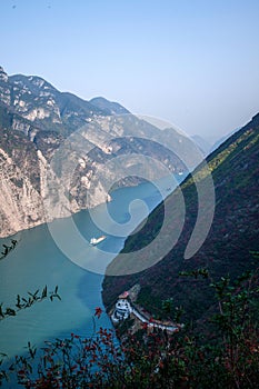 Three Gorges of the Yangtze River Valley Gorge