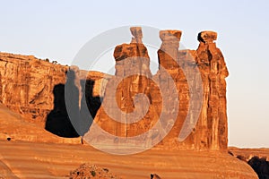 The Three Gossips at Arches National Park photo