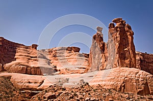 Three gossips, Arches National park, Utah