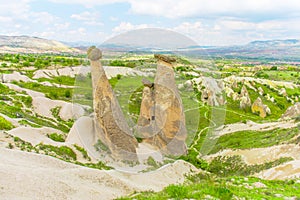 The Three Graces or Beauties in Cappadocia, Turkey