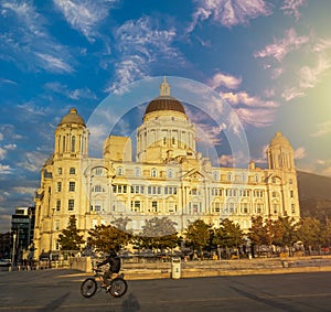 The Three Graces, Liverpool`s iconic buildings