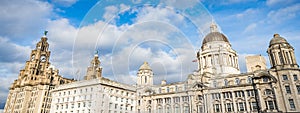 Three Graces on the Liverpool skyline