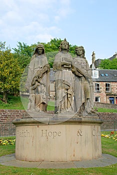 The Three Graces Statue in Inverness