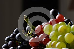 Three grape varieties
