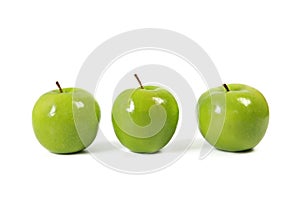 Three Green Apples