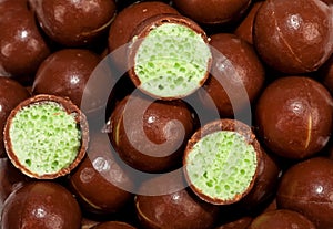 Three halve chocolate balls