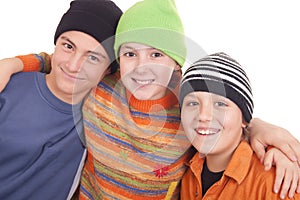 Three Happy Teenagers photo