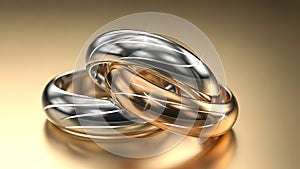 Three Intertwined Rings