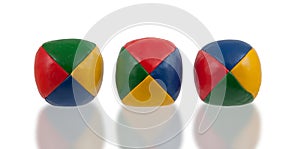 Three juggle balls