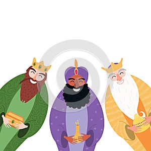 Three kings illustration