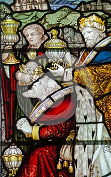 Three Kings stained glass window