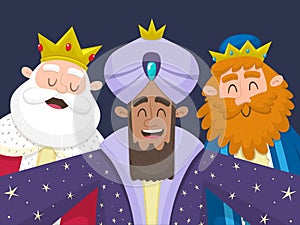 The three Kings taking a selfie