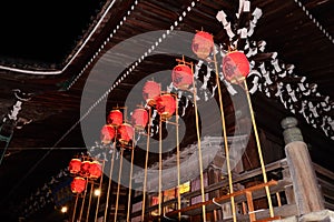 Three large torches for flaming ceremony, Japan