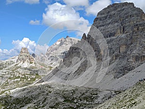 Three Lavaredo's Peaks Dolomites wonderful landascape