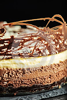 Three-Layered Mousse Cake