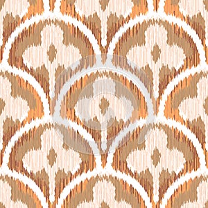 Three Leaf Clover Ikat