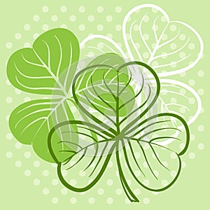 Three leaf clover illustration