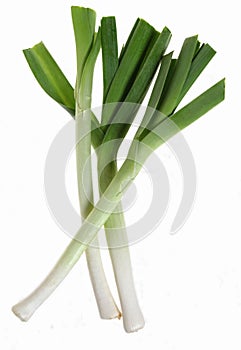 Three leeks