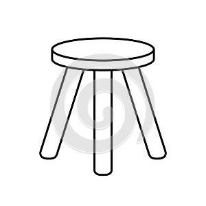 Three legged stool.