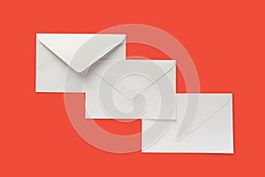 Three letter envelopes