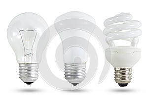 Three light bulb