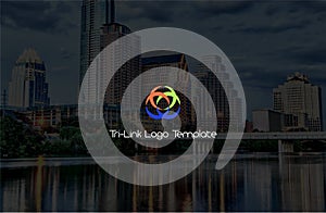 Three link-Logo Template