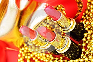 Three lipsticks