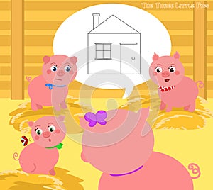 The three little pigs 2. A new house