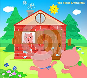 The three little pigs 9: scared piglets