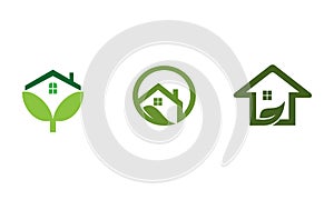 Three logo house of green