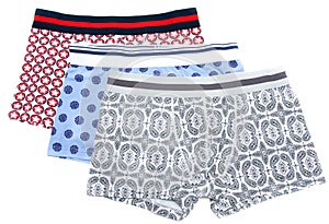 Three male undershorts