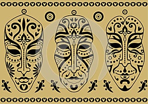 Three mask
