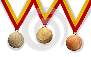 Three medals