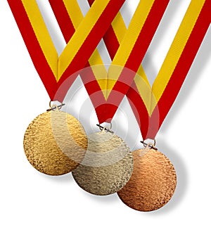 Three medals photo