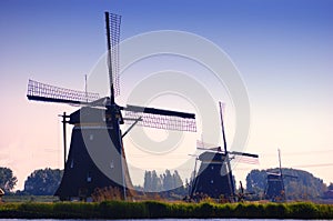 Three Mills in a Dutch Landscape -2