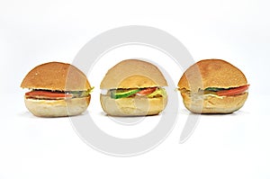 Three Mini Sandwiches