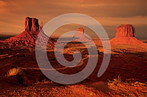 Three mitten buttes