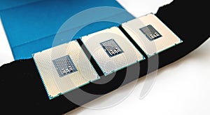 Three new powerful CPU Intel Xeon workstation unboxing unpacking photo
