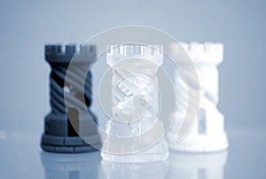 Three Objects photopolymer printed on a 3d printer.