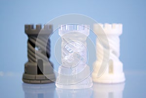 Three Objects photopolymer printed on a 3d printer.