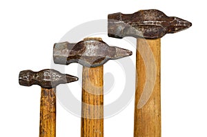 Three old hammer