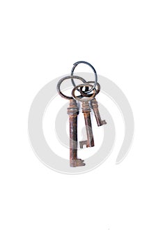 Three old keys