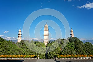 Three Pagodas of Chong Sheng Temple photo