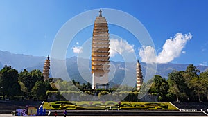 The Three Pagodas, Dali, Yunnan, China
