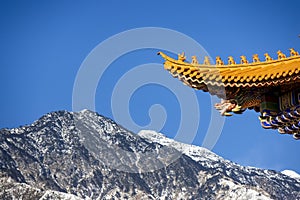 Three pagodas temple of Dali Yunnan