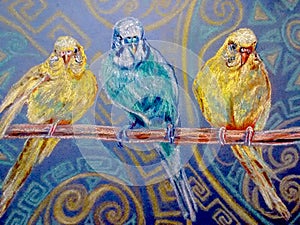 The Three parrots