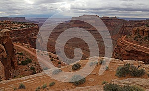 Three Parts of Shafer Canyon Road