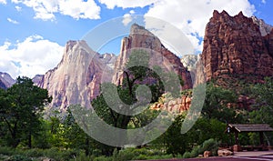 Three Patriarchs of Zion National Park