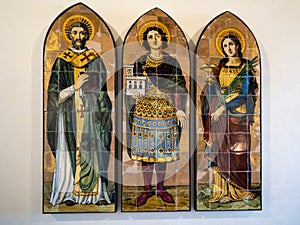 The three patron saints of San Marino