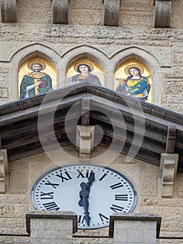The three patron saints of San Marino